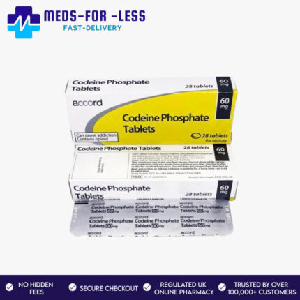 Codeine Phosphate tablets for pain, cough, and diarrhea relief