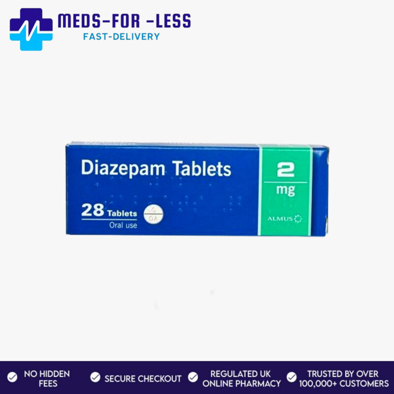 Diazepam 2mg Tablets for Anxiety