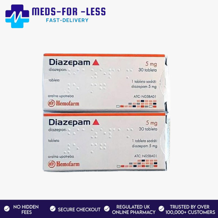 Diazepam 5mg Hemofarm anxiety medication