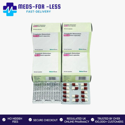 Pregabalin 300mg Relonchem capsules for neuropathic pain and seizure treatment