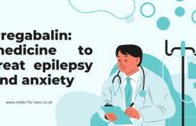 Pregabalin medicine to treat epilepsy and anxiety